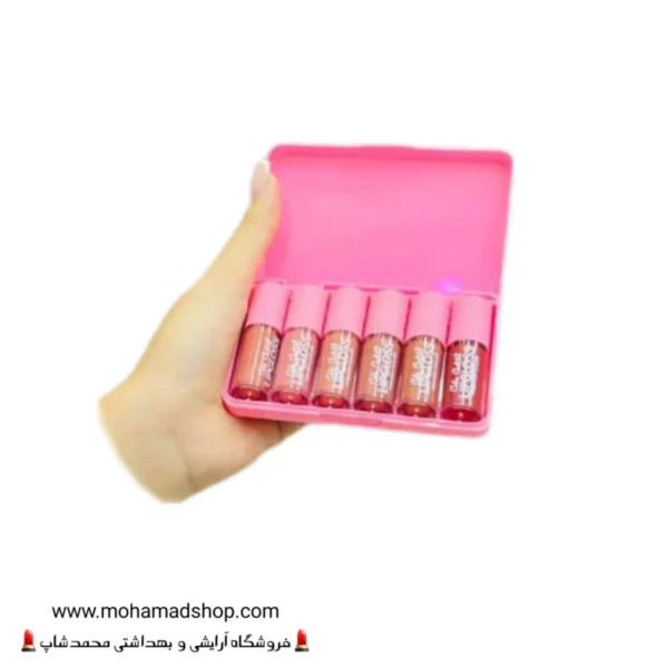 پک رژ لب ماکارون (۶ عددی)