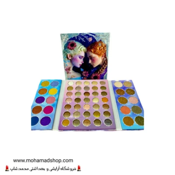 پالت سایه کتابی 55 رنگ طرح عروسکی