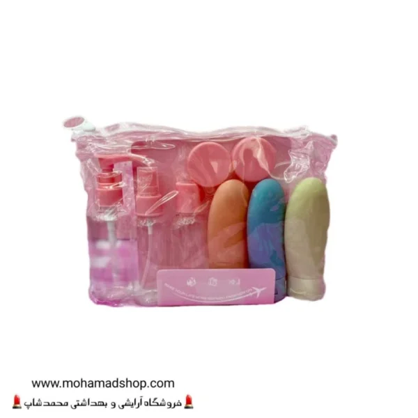 ست مسافرتی و محفظه نگهدارنده کرم چند تکه