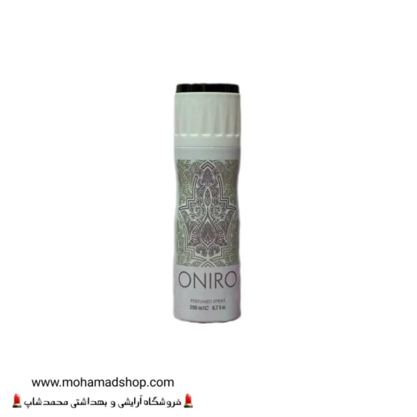 اسپری بدن Oniro فرگرانس ورد